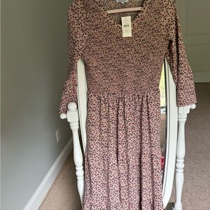 Floral Long Sleeve Dress